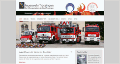 Desktop Screenshot of feuerwehr-trossingen.de